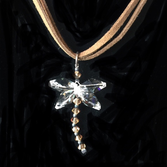 Southerton Jewelry and Crafts Jewelry - 💥$18💥Handmade Swarovski Dragonfly Necklace
